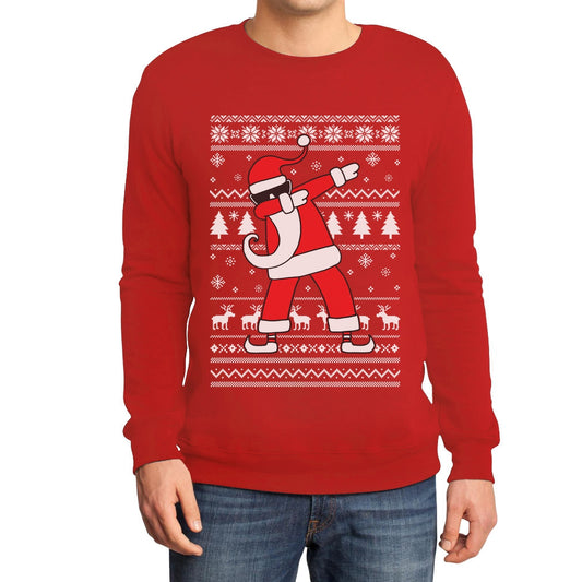 Weihnachten Dab vom Weihnachtsmann Weihnachtspullover Xmas Pulli Sweatshirt